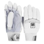 UG Cricket Leather White Batting Gloves for Youth (Test Series)