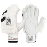 UG Cricket Leather Black Batting Gloves for Boys (Titanuim Series)