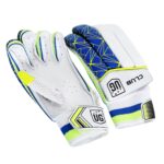 UG Cricket Leather Blue & Green Batting Gloves for Youth (Club Series)