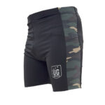 UG Sports Men's Nylon Skin Tights | Compression Shorts for Men Gym, Workout Short | Running, Cycling, Swimming, Yoga | (Army Green, L)